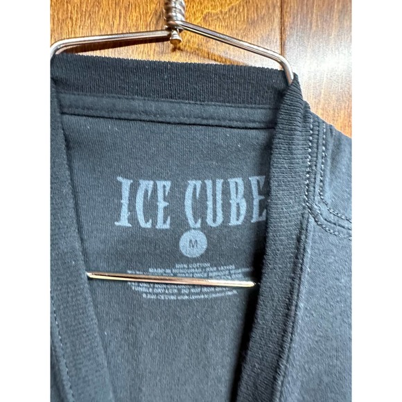 Men’s Medium Ice Cube Peace Sign Graphic Tee T-Shirt Gangsta Rapper NWA - Picture 4 of 6